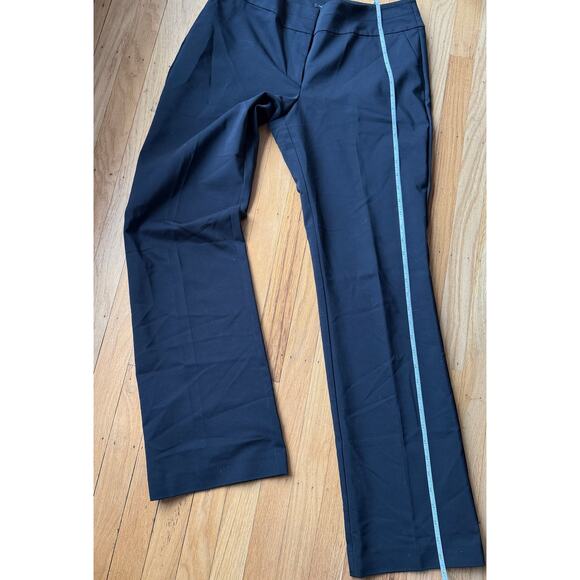 Ann Taylor Curvy Black Straight Leg Trouser Pants Size 6 Career Professional - Picture 7 of 9